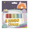 Craft Planet Jumbo Chalk, Multicoloured, Pack Of 6, Art &