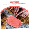 jojofuny 6rolls Lace Yarn Woolen Yarn Crocheting Knitting Chunky Dyed