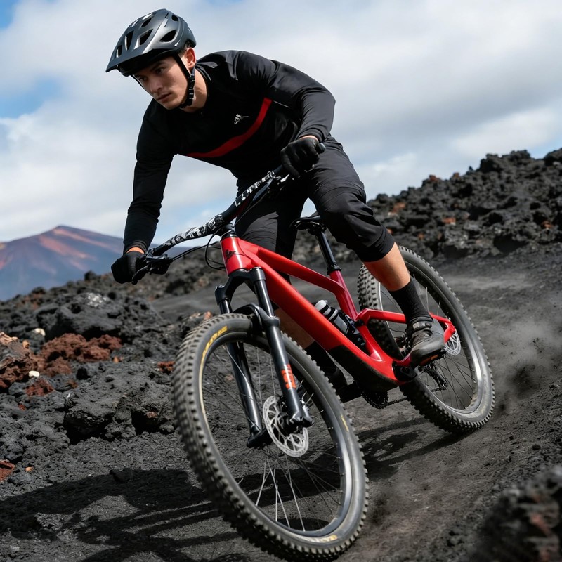 LUNJE Mountain Bike Handlebar, 31.8mm, 35/50/70/90/120mm Rise Options, 780mm Cutable