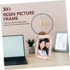 CIYODO 7 Inch Pink Resin European Photo Frame Home Decor