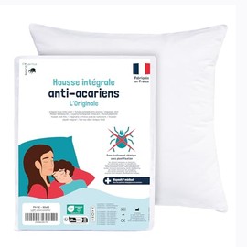 PharmaHousse - Full Mite Proof Pillowcase - Medical Grade - 10 Year Warranty - Barrier Cover Without Treatment or Coating