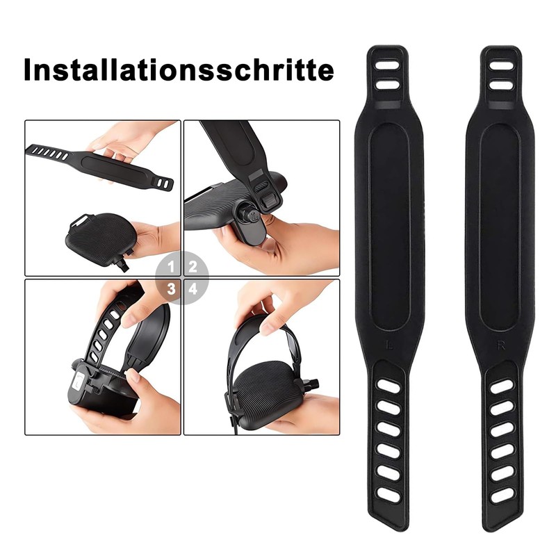 Pack of 2 Universal Pedal Straps, Exercise Bike Pedal Straps