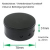 2 x Cover Box Diameter 70 x 31 mm Plastic