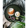 HofferRuffer Extra Large Round Serving Tray 20'', Elegant Oversized Faux