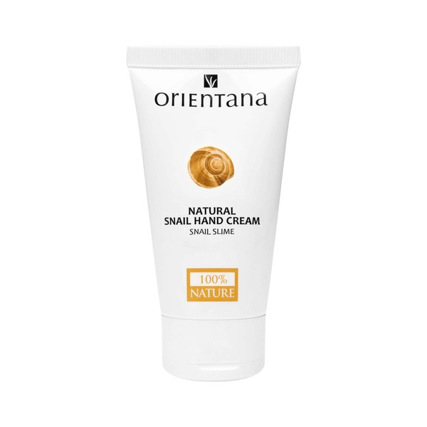 Orientana - Hand Cream with Snail Slime | Natural Cosmetics | Regenerates Dry and Irritated Skin | Reduces Discolouration | Hand Care - 50 ml