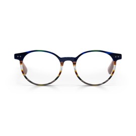 eyebobs Case Closed Wide Premium Unisex Reading Glasses for Men and Women | Round Eye Glasses