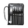 8Pcs Paint Brush Paintbrush Pen Soft Nylon Wool with Storage