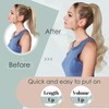 TESS Wavy Ponytail Extension, Drawstring Clip in Ponytail Hair Extensions,