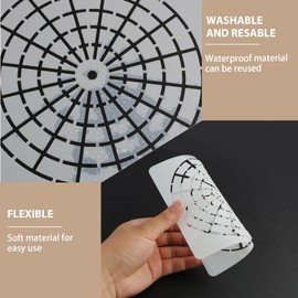 Mandala Dot Painting Stencils – 15pcs Reusable Templates (8/12/16 Segment, 3–8 Inches) for Rock Wood Canvas DIY Art & Crafts