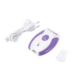 KEMEI Women Rechargeable Hair Removal Lady Electric Body Epilator Leg Arm Shave Machine