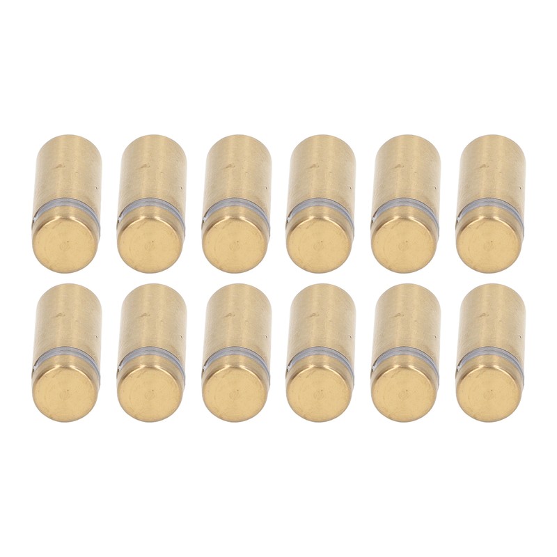 12Pcs Standoff Screws Stainless Steel Electroplated Brushed Gold Advertising Nails