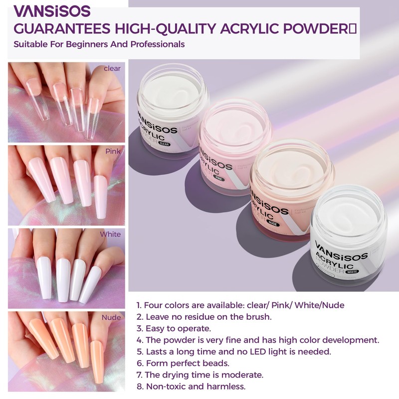 Acrylic Nail Kit with Drill for Beginners: Professional Nail Kit
