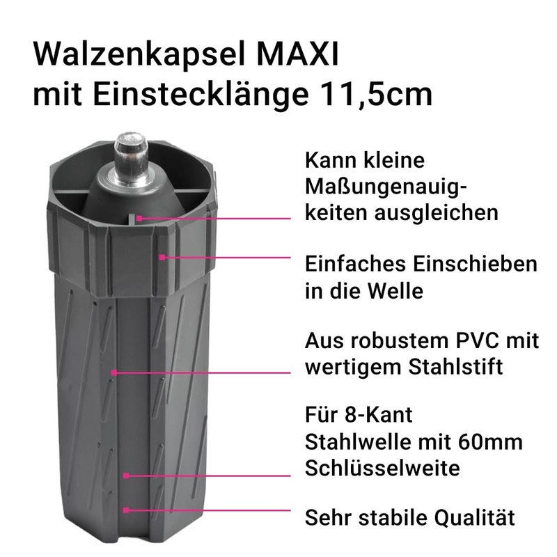 Roller Capsule Screw-On Bearing Ball Bearing Set Maxi [10600+10930+10920]
