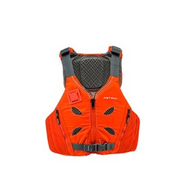 Astral, EV-Eight Unisex PFD, Breathable Life Jacket for Kayaking, Touring, Canoeing, Fire Orange, S/M