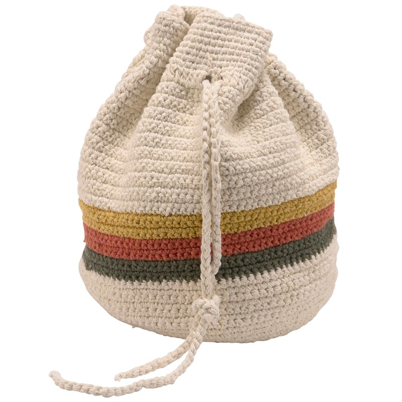 Primitives by Kathy Drawstring Bag - Boho Stripe