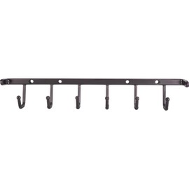 Hardware Resources 296B-DBAC Six Hook Belt Rack, Brushed Oil Rubbed Bronze