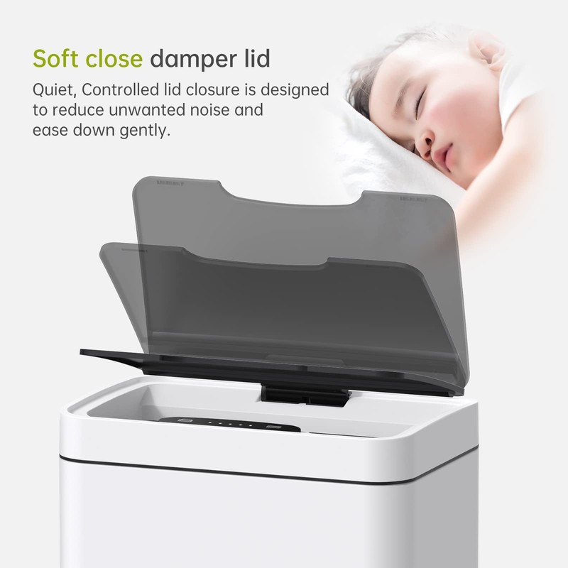 Mbillion Automatic Trash Can Touchless 15 Gallon Motion Sensor Trash