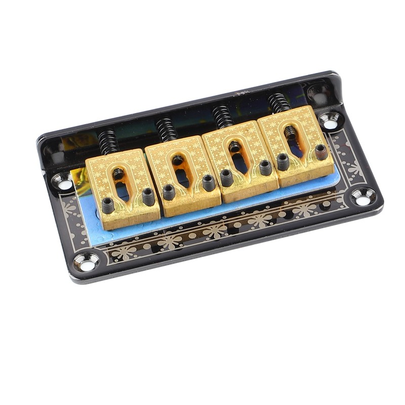 Guitar Fixed Bridge Electric Bass Hardtail Saddle Bridge Tool Metal