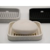 Modern Soap Dish, Bathroom Sink Holder with Drainage, 10.5 x