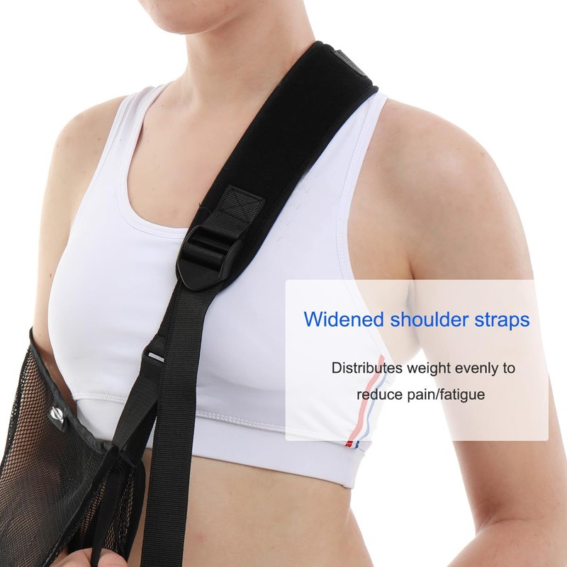 Mesh Arm Shoulder Sling - Medical Immobilizer for Shower Adjustable