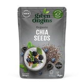 Green Origins Organic Chia Seeds, Raw 150g