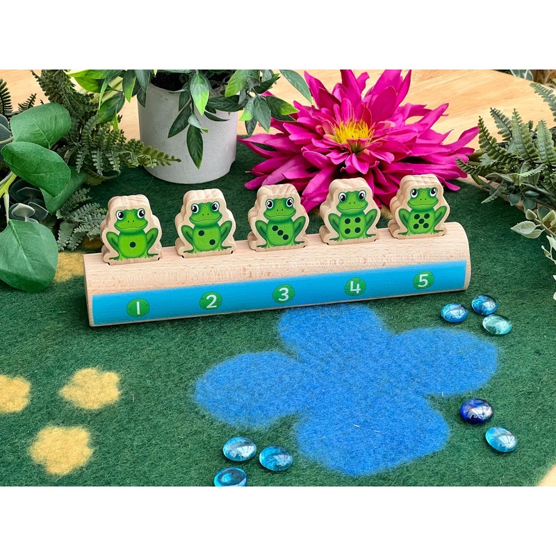 Yellow Door Five Frogs on a Log Number Line Tool