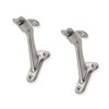 ZAUYX 2 Pack 3 Inch Hand Rail Bracket Brushed Satin