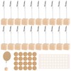 Pack of 20 Photo Holders with Clips, Durable Photo Holder,