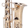 Miniature Copper Saxophone Model with Stand Mini Musical Instrument Ornaments