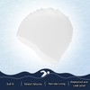 M METERXITY 6-Pack Silicone Swim Cap, 7.3" Opening 7.9" H