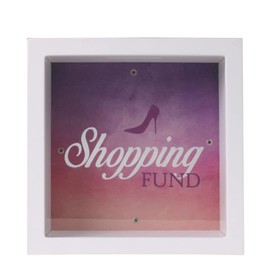 Splosh Shopping Money Box For Adults - Money Saving Box. Funny Gift For Someone Who Loves To Shop. Pink Piggy Bank For Adults To Keep your money safe.
