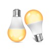 Bonlux Amber Light Bulbs 2000K, A19 9W E26 LED Yellow