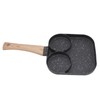 3 in 1 Breakfast Pan Prevents Stick Heat Resistant Divided