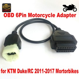 OBD 6Pin Diagnostic Adapter for Motorcycle