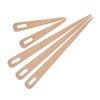 5Pcs Wooden Big Eye Knitting Needles, DIY Tapestry Weaving Crafts