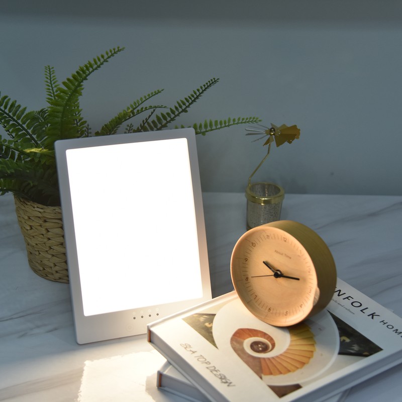 Adjustable Mood Lamps ABS Acrylic LED Happy Table Light for