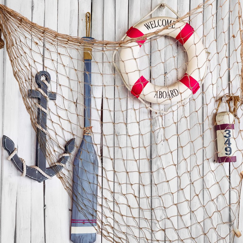 MAGICLULU Large Decorative Fish Net 200cm Long 100cm Wide Wall