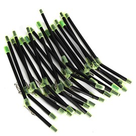 FMYODWU Pack of 20 Anti-Tangle with Swivel Fishing Boom Tube, Anti-Tangle Boom Set with Swivel Curved Spacer Tube, Fishing Accessory Spacer Tube for Carp Fishing, Prevents Entanglement