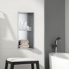 SaniteModar Shower Niche, Stainless Steel Shower Niche 12" X 24"