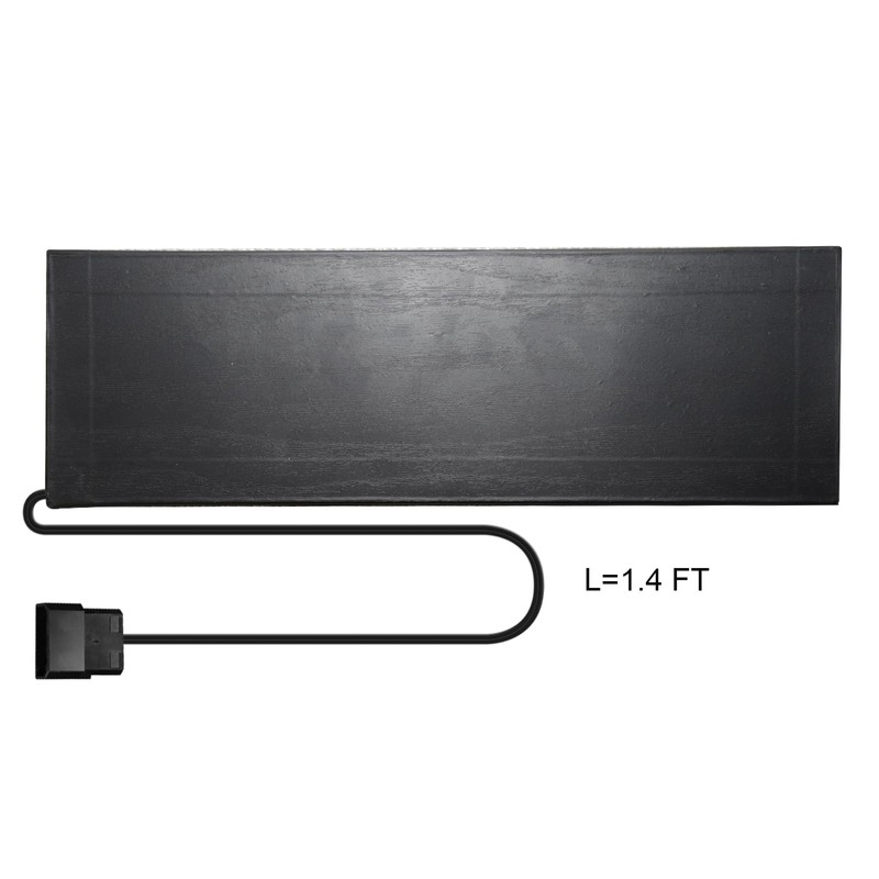 Vetroo Display Board w/LED Lights for Computer PC Case Decor