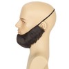 Yan Dream Fake Chin Curtain Beard for Men Dark Brown
