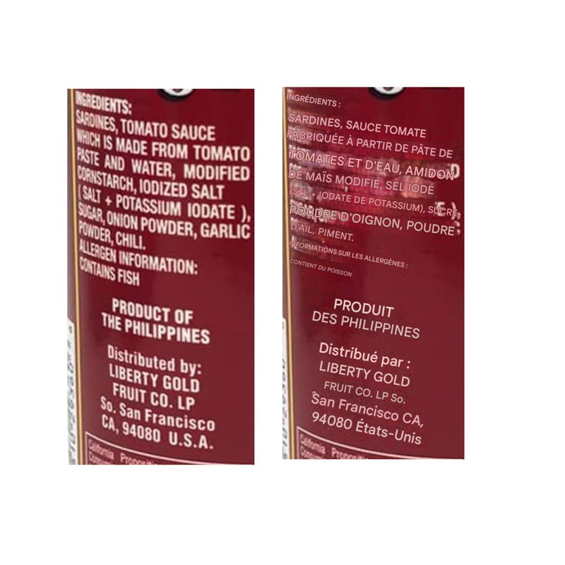 Sardines in Tomato Sauce with Chili Added (Spicy) - 5.5oz