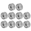 10Pcs Ball Bearing Stainless Steel Mute Rolling Skateboard Wheel Drive