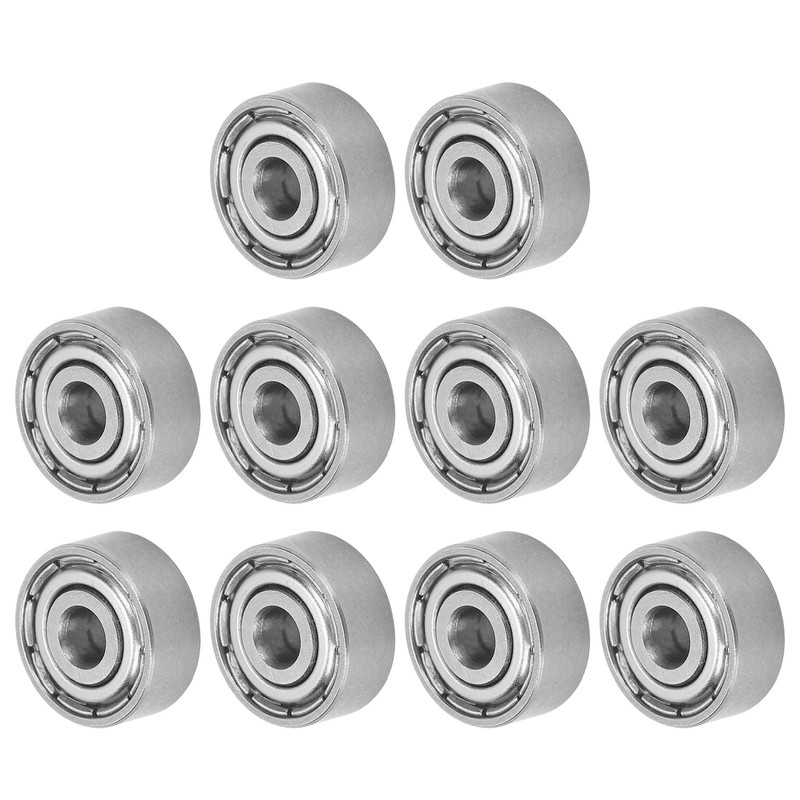 10Pcs Ball Bearing Stainless Steel Mute Rolling Skateboard Wheel Drive