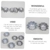 LABRIMP Metal Jelly Molds 6pcs Tart Molds Non Stick for