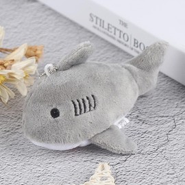 baolaili Cute Shark Plush Keychain,Mini Stuffed Animal Soft Shark Plush Toys,Purse Pendant Doll Shark Toys Plush Shark Keychain Pendants Stuffed Animals Key Chains Stuffed Shark Plushie Backpack