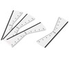 10pcs/bag Disposable Brow Shape Design Stickers Microblading Mapping Brow Tools