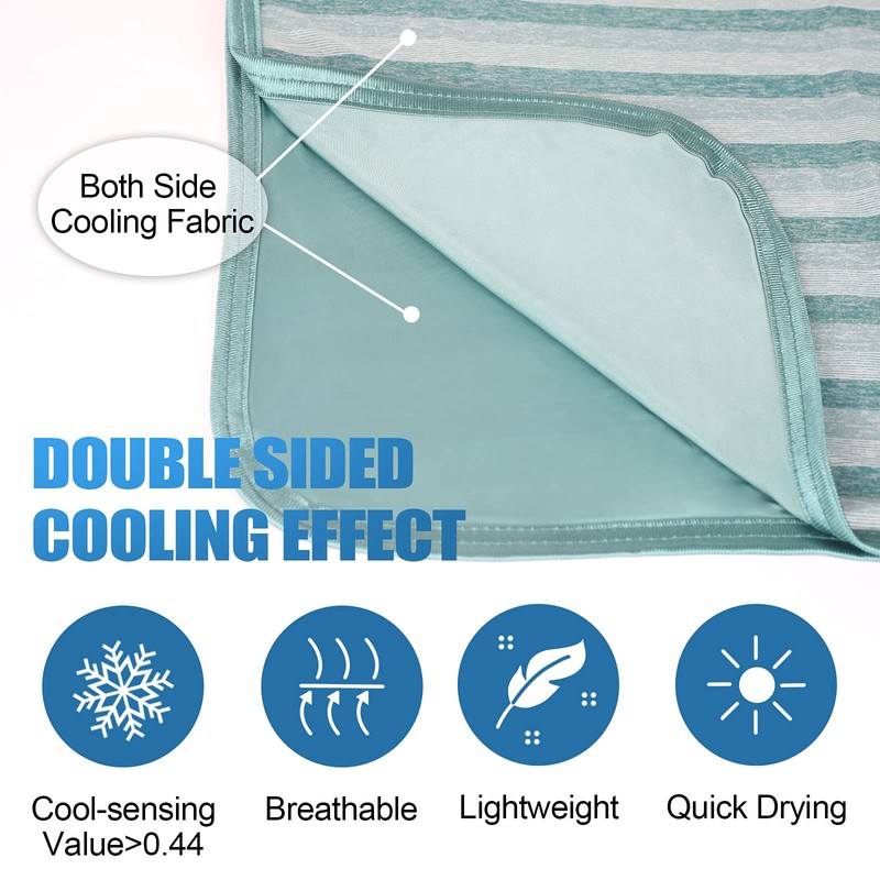 Ailemei Direct Cooling Blanket for Hot Sleepers,Double Sided Cold Effect,King