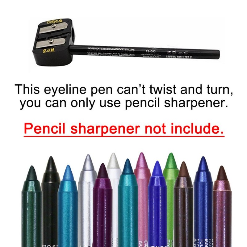 15 Colors Eyeliner Pen Set Colorful Eyeliner Pencil Pearl Eyeliner