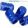 ACROPIX Tire Stem Valve Caps Universal Navy Blue 4pcs